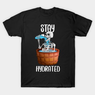 Stay Hydrated | Water Skeleton T-Shirt